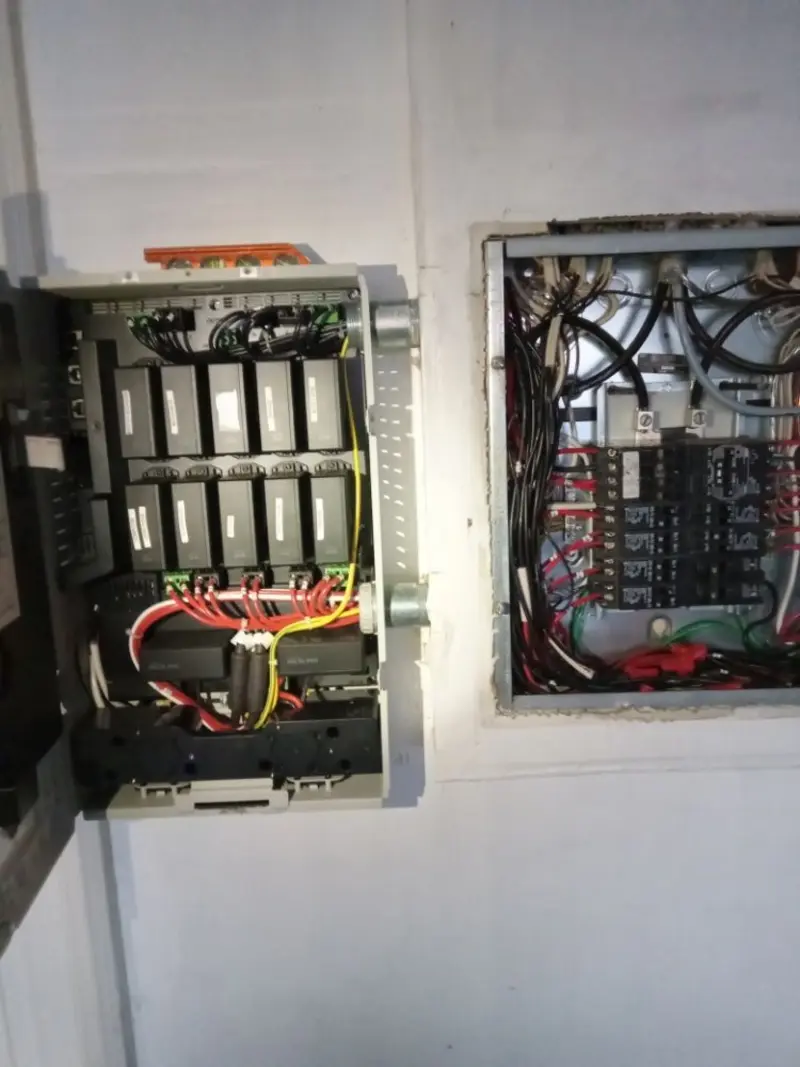 Electrical panel upgrade completed for Indoor Lighting Installation in Northport